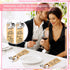 Gueevin 100 Pcs Tomorrow Will Be The Best Day Ever Wedding Paper Silverware Bags, Rustic Cutlery Pouch