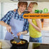 Set of 2 Silicone Spatula Turners, 600°F Heat Resistant Cooking Utensils for Nonstick Cookware, Rubber Flippers