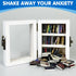 WAIZHIUA 60pcs Anxiety Bookshelf Mini Book Shelfs Ornament Miniature Bookshelf Decor Shake Away Your Anxiety Miniature