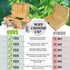 Large Bamboo Box with Combination Lock, Decorative Storage Box with Detachable Compartment, Great Gift Choice