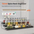 Expandable 3 Tier Spice Rack Organizer for Cabinet, Adjustable Cabinet Spice Organizer for Easy Visibility