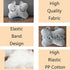Sexysamba Car Headrest Pillow - Cartoon Neck Pillow for Car, Soft Cushion for Driving, 2Pcs (Grey Cat)