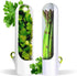 Herb Saver Pod for Refrigerator - 2 Pack Fresh Herb Keeper for Cilantro, Mint & Asparagus - Space-Saving Storage