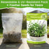 15-Pack 4,500+ Pack Herb Seeds Non-GMO Heirloom Seeds for Planting Indoor & Outdoor Herb Garden Kit with Basil