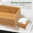 Bamboo Drawer Organizer, Kitchen Utensil Organizer, Office Supplies Desk Organizer, 12"*4"*2"