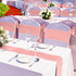 Aneco 4 Pack Satin Table Runner 12 x 108 Inch Long, Bright Silk and Smooth Fabric Party Table Runner for Wedding