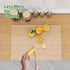 Acrylic Cutting Board with Counter Lip, 17.5"x13.5" Clear Non-Slip Cutting Board for Kitchen Countertop