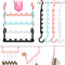 8-Pack Closet Organizers and Storage - Heavy Clothes Hangers for Home Organization, College Dorm Essentials