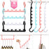 8-Pack Closet Organizers and Storage - Heavy Clothes Hangers for Home Organization, College Dorm Essentials