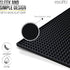 Esatto 12" x 6" Professional Service Mat, Black Durable Bar Mat for Spills and Countertop Dish Drying