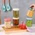 16 oz 6 Pack Artcochan Overnight Oats Containers with Lids Glass Jars Glass Mason Jars with Airtight Lids, Perfect