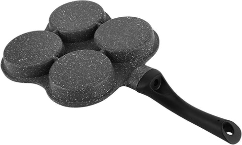 Pancake Non Stick 4 Cups Omelet Pan, 4 In 1 Breakfast Maker, Mini Pancake Egg Frying Pot for Home Kitchen