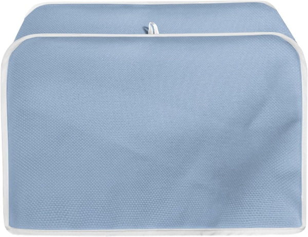 Light Blue Toaster Dust Cover for 2 Slice Toaster, Washable Dust and Fingerprint Protective Cover for Kitchen Appliances