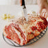 Black Roasting Rack with Integrated Feet, Enamel Finished, Nonstick, Fits 13 Inch Oval Roasting Pan, Dishwasher Safe