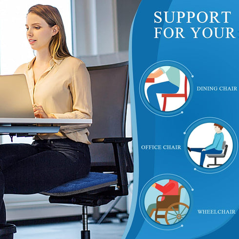 Excellent Support Effect Office Chair Cushion, 1 Pack, Luxury Air Mesh Breathable Non-Slip Seat Cushion