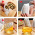 300 Pcs Disposable Tea Filter Bags for Loose Leaf Tea, Empty Tea Bags Suitable for Spices, Herbs, Bring Tea Spoon (3.54