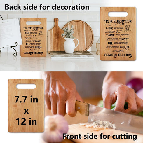 Housewarming Gifts for New Home, Cutting Board, First Home Gifts for Neighbor, Friends, Realtor Closing Gifts