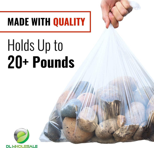 BirdBags Turkey Bags, 18” x 20” 25 Pack, USA & EU-Approved, Freezer Safe, Oven Safe, Great Heat-Safe 450*F Cooking Bags for Oven & Turkey Brining, Heavy Duty Oven Bags for Turkey by DL Wholesale