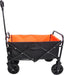 HJRTFLXC Folding cart That Does not Need to be Assembled Station Wagon, Grocery cart (Orange+Black Mini)