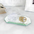 Plymor 3" x 5" Long Octagon Beveled Glass Mirror, 5mm Thick, Pack of 3