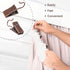 JANYUN 30 Pack Mini Heavy-Duty Hook Clip Set, Curtain Clips for Photos Home Decoration Art Craft Display (Copper)