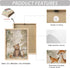 ICHZUMW Set 3, 12x16in Woodland Nursery Decor Wall Art of Cute Forest Friend Animal Canvas Prints Bear Fox Deer