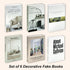 HMMSTR 6 PCS DIY Faux Books for Decoration, Designer Luxury Modern Fake Decorative Books for Shelves Living Room