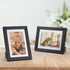 Giftgarden 4x6 Picture Frame Set of 4, 5x7 Frames Matted for 4x6 Pictures or 5x7 Photos, Black Wall Hanging or Tabletop