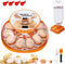 12 Egg Incubator with Automatic Egg Turning and Temperature Control, Automatic Water