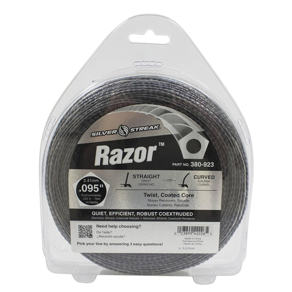 Stens Silver Streak Razor Trimmer Line, .095 1 lb. Donut, ea, 1