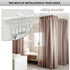 KOLAKO Curtain Track Accessories for 20Ft Flexible Bendable Ceiling Wall Mount Curved Curtain Track Hardware