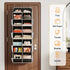 8 16 50lbs 16-24 Closet, Yecaye Tier Over the Door Shoe Organizer of Deep Compartments, Load Shoe Rack for Door