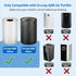 KJ80 Replacement Filter for Druiap KJ80 Air Purifier, 360° Rotating 3-in-1 H13 True HEPA Filter, 2 Pack
