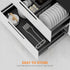 Kitchen Glove Holder, Stainless Steel Vertical Rack, Multi-Purpose Collapsible Glove Drying Stand