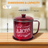 QMET 1.3L Bacon,46oz Bacon Grease Saver Container with Fine Mesh Strainer,Stainless Steel Oil Keeper Can for Large