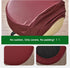 Set 4, 12-15 Inch FUANGUI Bar Stool Covers Round of Waterproof PU Bar Stool Seat Covers with Elastic Bands,Bar Stool