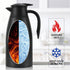 70 oz Thermal Coffee Carafe, Insulated Stainless Steel Coffee Carafes for Keeping Hot Beverages Hot for 12 Hours (2