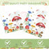 DURYGEN 40PCS Mushroom Birthday Decorations Forest Theme Fairy Birthday Party Decorations Mushroom Decorations