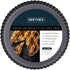 Tart Pan 9 Inch Black Carbon Steel, Non-Stick Quiche Pan with Removable Bottom & 10 Baking Parchments
