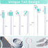 Small Cleaning Brushes Set, 8Pcs Detailed Cleaning Tool for Windows, Doors, Bottles, Car, and More