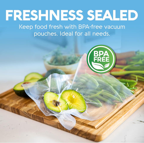 Avid Armor Chamber Vacuum Sealer Bags, Heavy Duty, BPA-Free, Pre-Cut Chamber Vacuum Bags for Food Preservation,