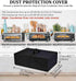 Air Fry Countertop Oven Waterproof Heat-Resistant Dust-Proof Cover Case with handle for Ninja SP101/SP351/SP201/FT102CO Digital Air Fry Countertop Oven (Black, 16.9"D×21.3"W×7.9"H)
