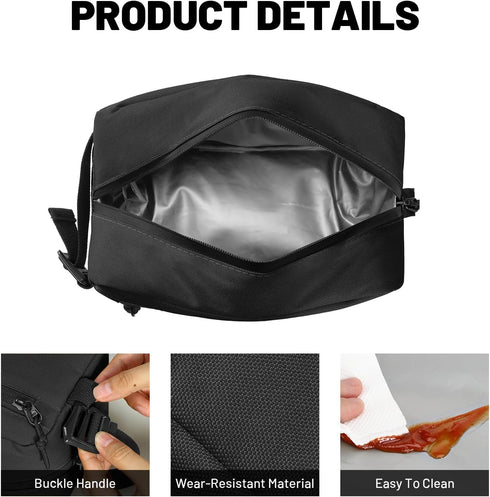 Frozen MIER Freezable Snack Bags Small Mini Cooler Lunch Bag Freezer Insulated Pouch for Kids Adults Work School Travel
