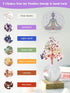 7 (3D Crystal Tree of Life, Chakra Healing Tree with Multicolor Night Light Crystal Ball for Meditation Relaxation