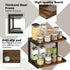 MARTY 2 12.6"x7.7" Counter Countertop, Tier Shelf Organizer Kitchen Spice Rack for Coffee Station Organizer for Mugs