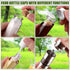 8 2 1 Set TOBWOLF Portable Spice Bag for Travel, Camping Spice Kit with Jars, Salt/Pepper Grinders, Oil Spray, Foldable