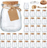 Brajttt Mini Yogurt Jars 30 Pack, 7 oz Glass Favor Jars with Cork