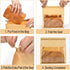 Pack of 50 Paper Bread Bags, Large Bakery Storage Bags with Window for Home Sourdough Bread Packaging