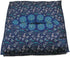 24" 24" INDIAN CRAFT CASTLE Blue Peacock Mandala Barmeri Large Floor Pillow Cover Cushion Meditation Seating Ottoman