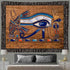 Ine Ive Egyptian Horus Eye Tapestry, Ancient Egyptian Gods Pharaohs Hieroglyphic Tapestries, 80x60inch for Decoration